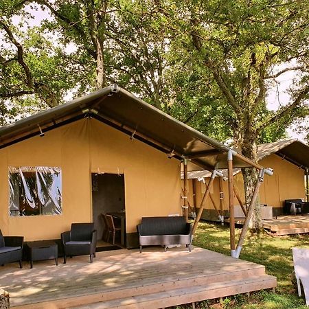 Glamping Les Arbres, Luxe Safaritent Met Zwembad Cronat المظهر الخارجي الصورة